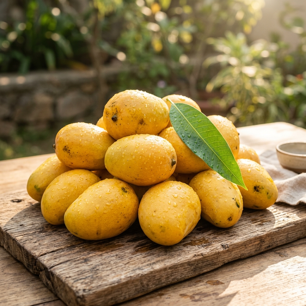 Fresh Golden Banganapalli Mangoes